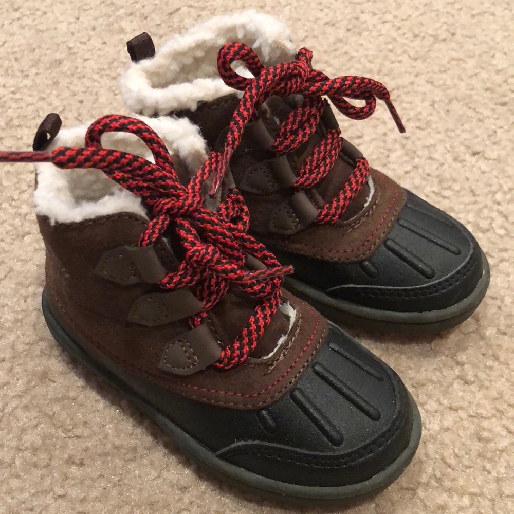 Toddler winter duck boots